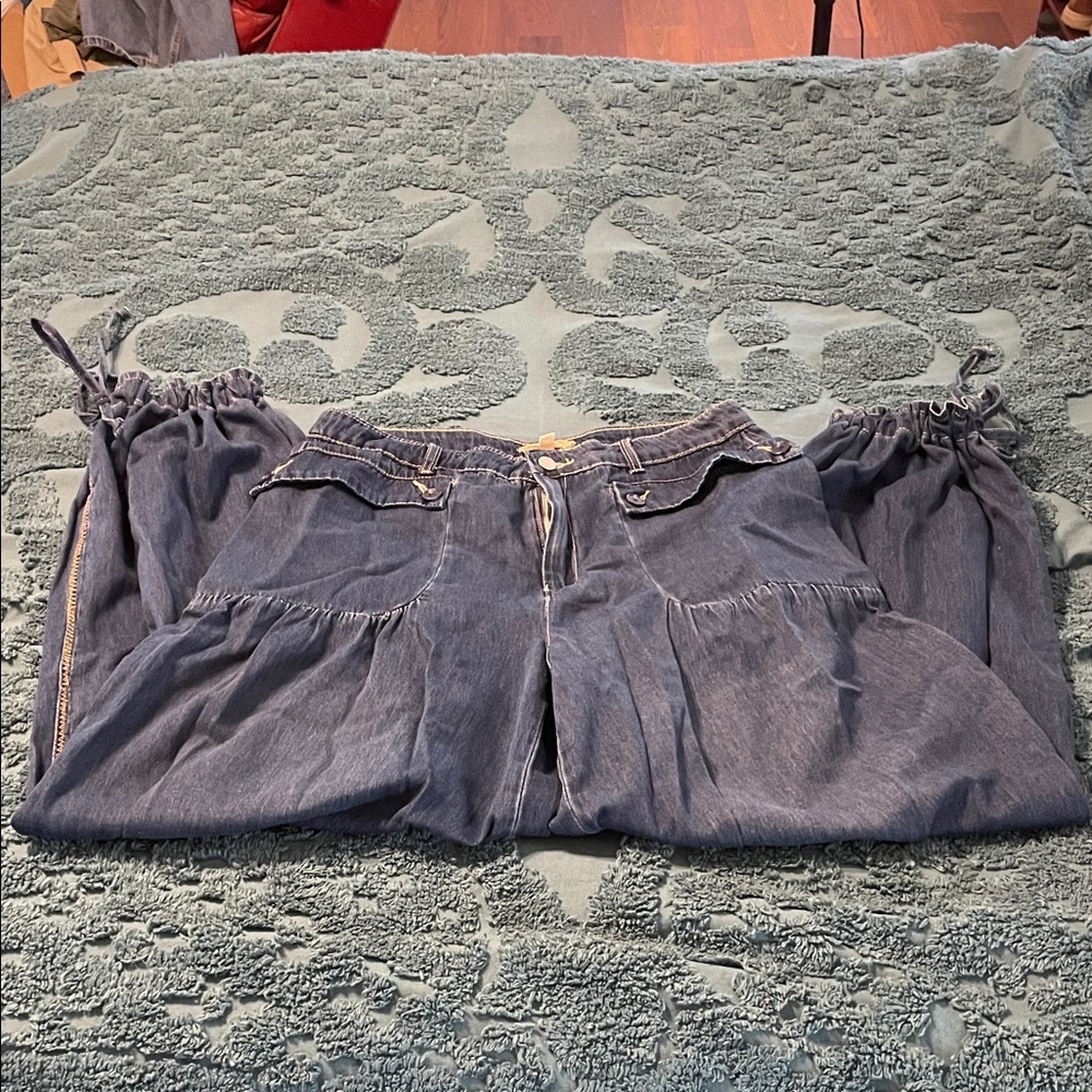Stylish Blue Flare Jeans